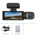 Dual Dash Cam 1080P Front and Inside Car Camera with IR Night Vision, WiFi, Loop Recording, Wide Angle DVR – Optional 2" / 3.16" Screen, No Card / 32GB / 64GB Memory Card